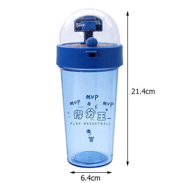 Basketball Hoop Water Bottle  500ml - Basketball Fun Shooting Bottle